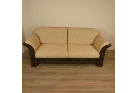 Amazone Rieten Bank Rotan DarkBrown 2,5 zit 200cm