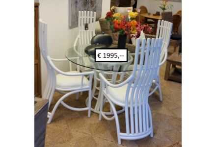 Eethoek Manou Rond Complete Set Opruiming