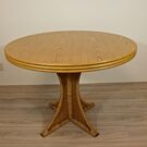 Amazone Rotan Eetkamertafel 100 cm Eiken Honing Amazone Rotan Eetkamertafel 100 cm Eiken Honing