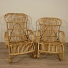 Belse Acht Rotan Spijlen Stoelen Hoog en Laag Belse Acht Rotan Spijlen Stoelen Hoog en Laag